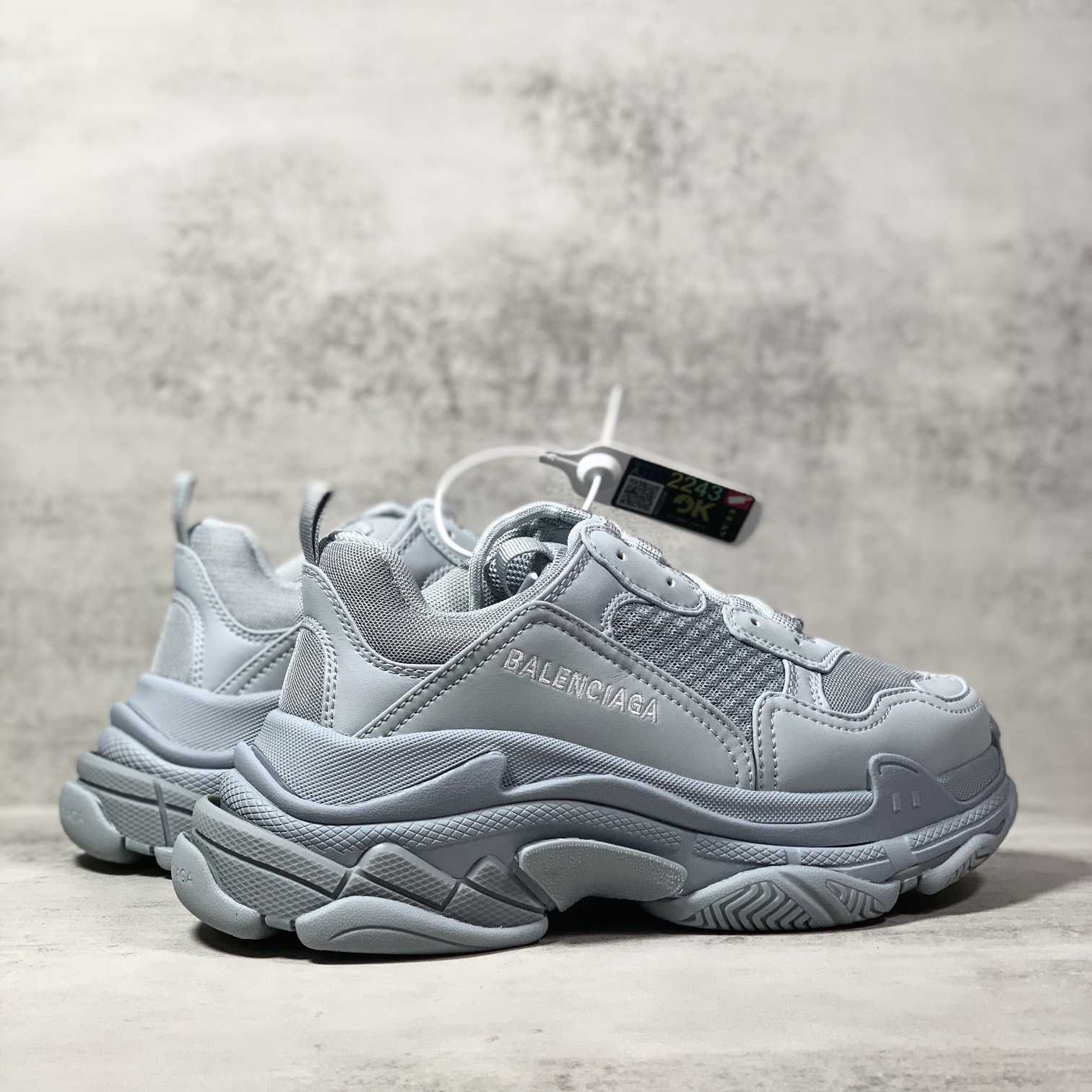 Balenciaga Triple S Sneaker In Light Blue Double Foam And Mesh - DopestKickz