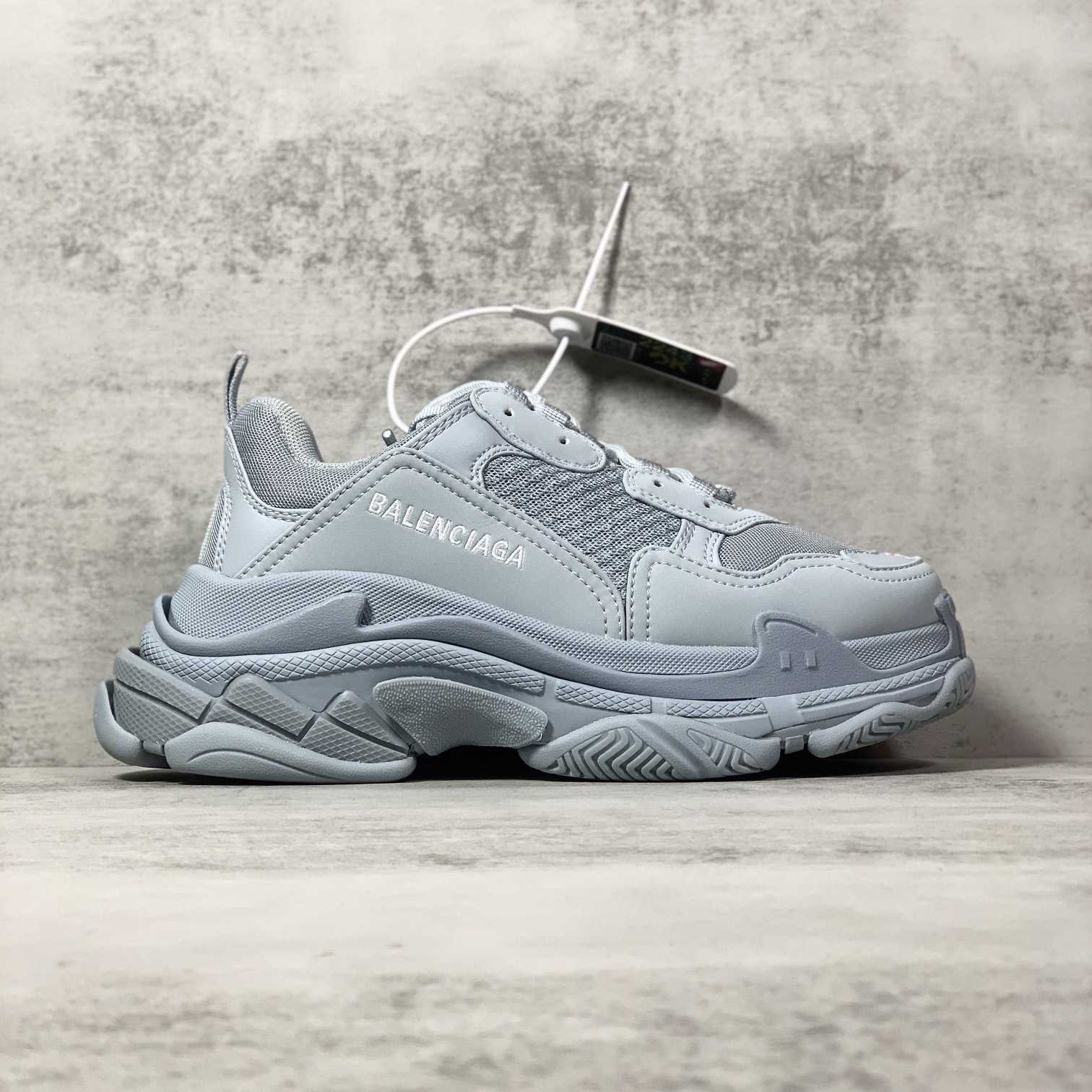 Balenciaga Triple S Sneaker In Light Blue Double Foam And Mesh - DopestKickz