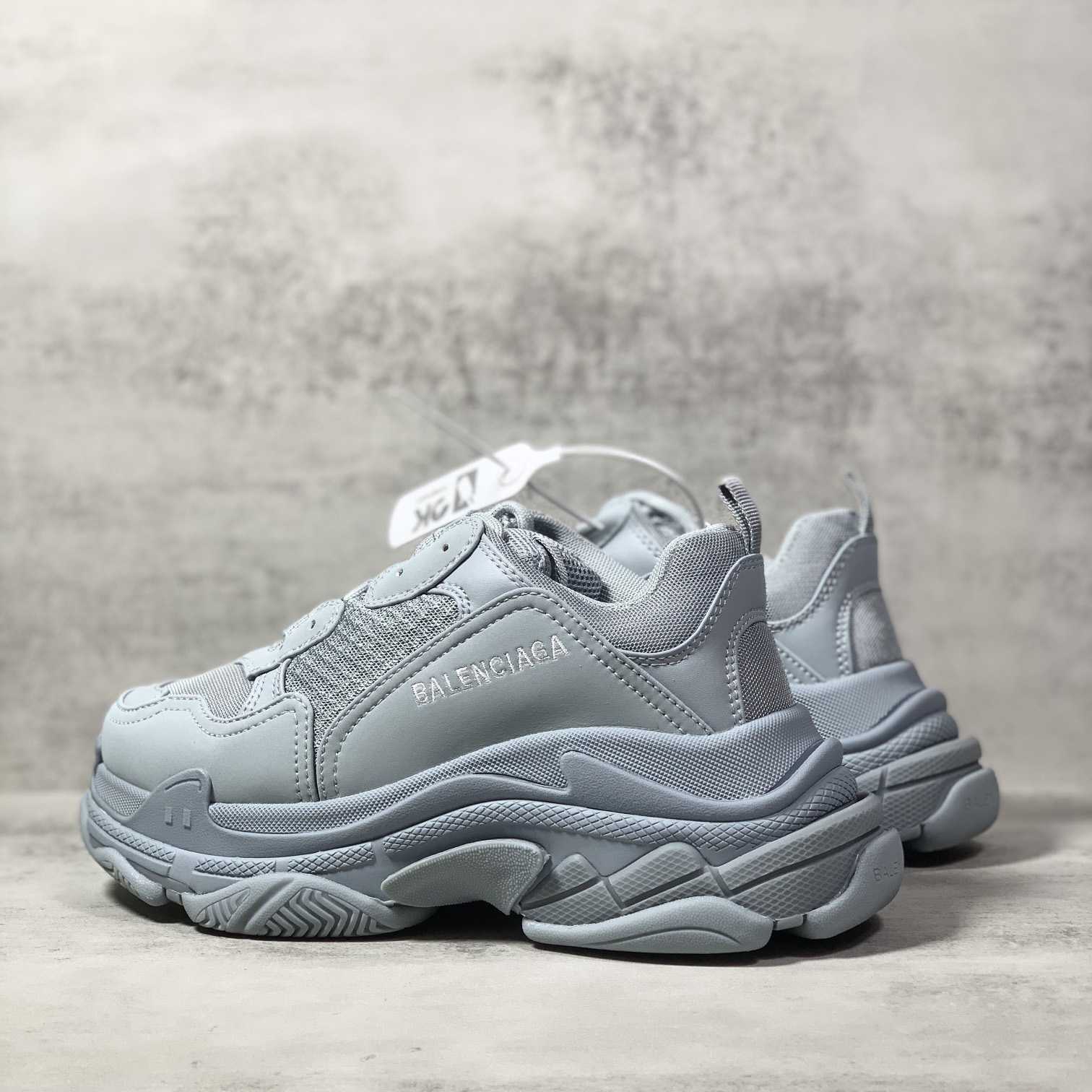 Balenciaga Triple S Sneaker In Light Blue Double Foam And Mesh - DopestKickz