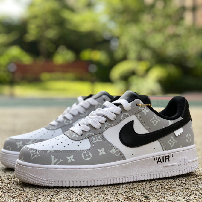 Louis Vuitton LV x Nike Air Force 1 x off-White Sneaker       LV 1a9v - DopestKickz