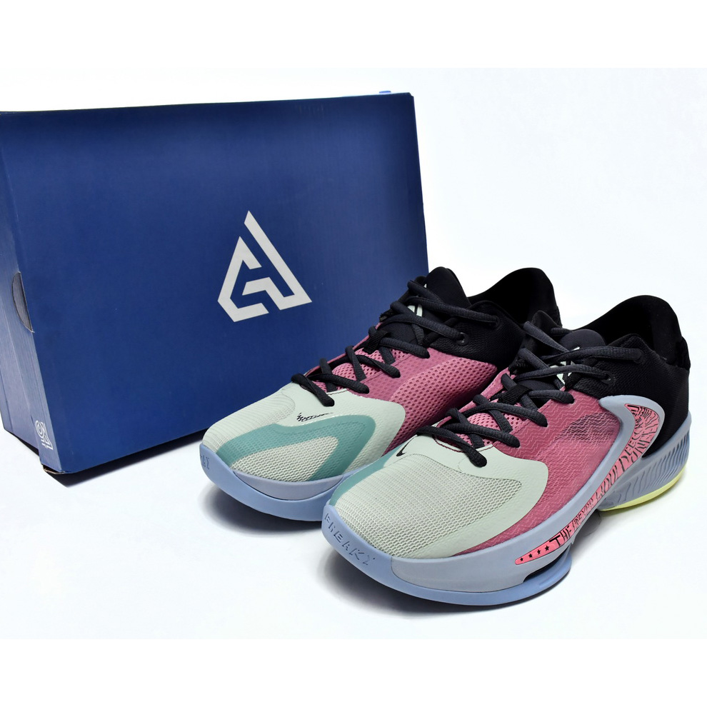 Nike Zoom Freak 4 Grey Red Sneaker      DJ6149-601  - DopestKickz