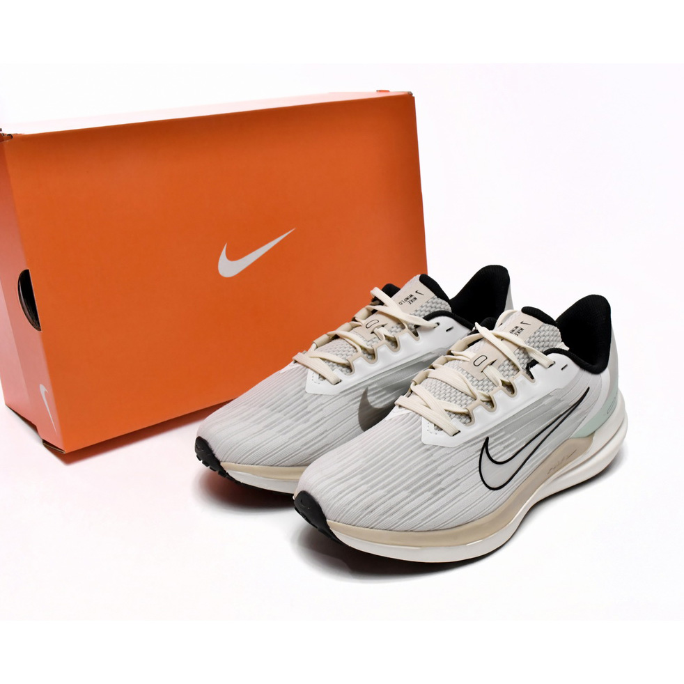 Nike Air Winflo 9 Light Grey Beige Light Green Sneaker      DV9121-011 - DopestKickz