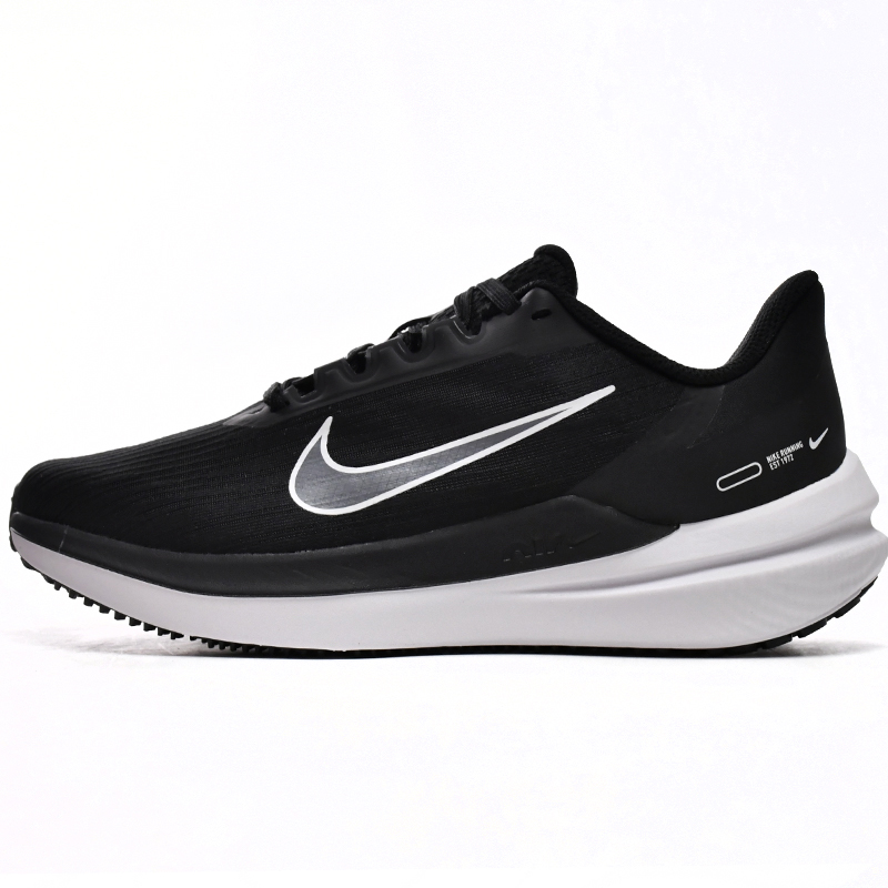 Nike Air Winflo 9 Black Dark Smoke Grey Sneaker   DD8686-001 - DopestKickz