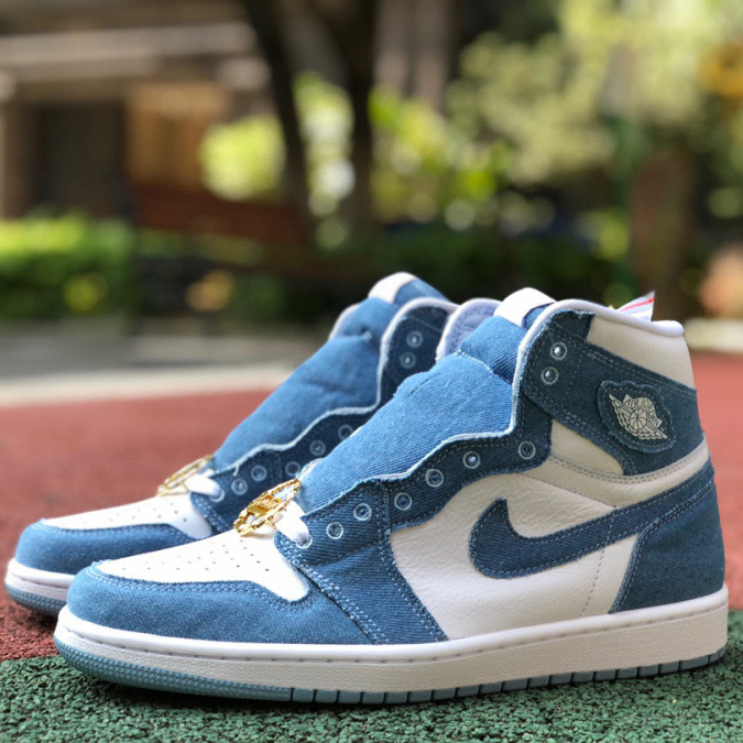 Air Jordan 1 High OG WMNS “Denim” Sneaker    DM9036-104 - DopestKickz