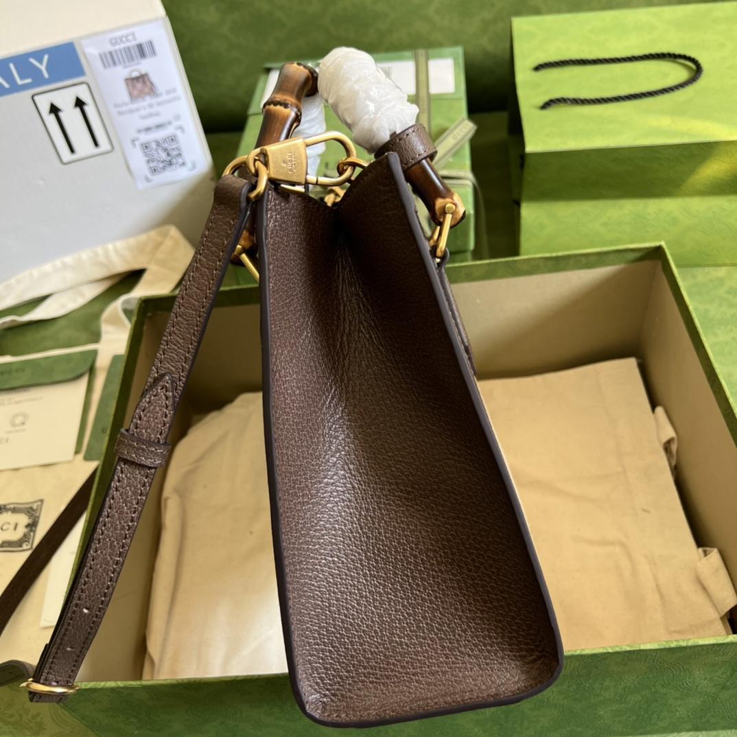 Gucci Diana Jumbo GG Small Tote Bag(27-24-11cm) - DopestKickz