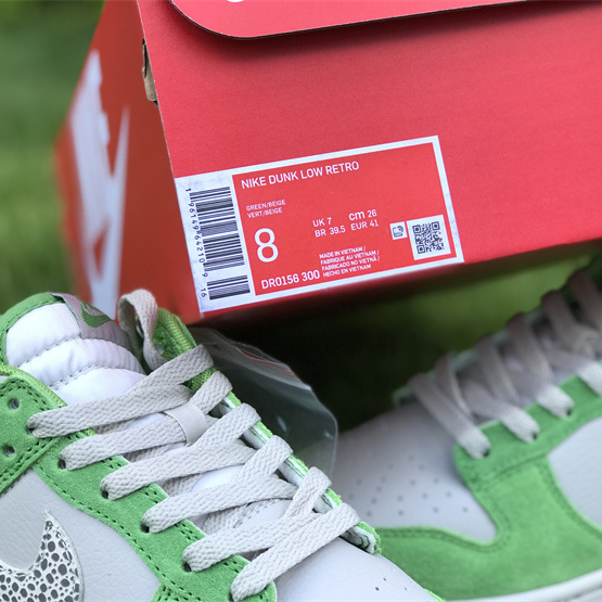Nike Dunk Low “Safari Swoosh” Sneakers      DR0156-300  - DopestKickz