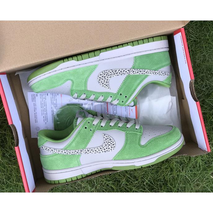 Nike Dunk Low “Safari Swoosh” Sneakers      DR0156-300  - DopestKickz