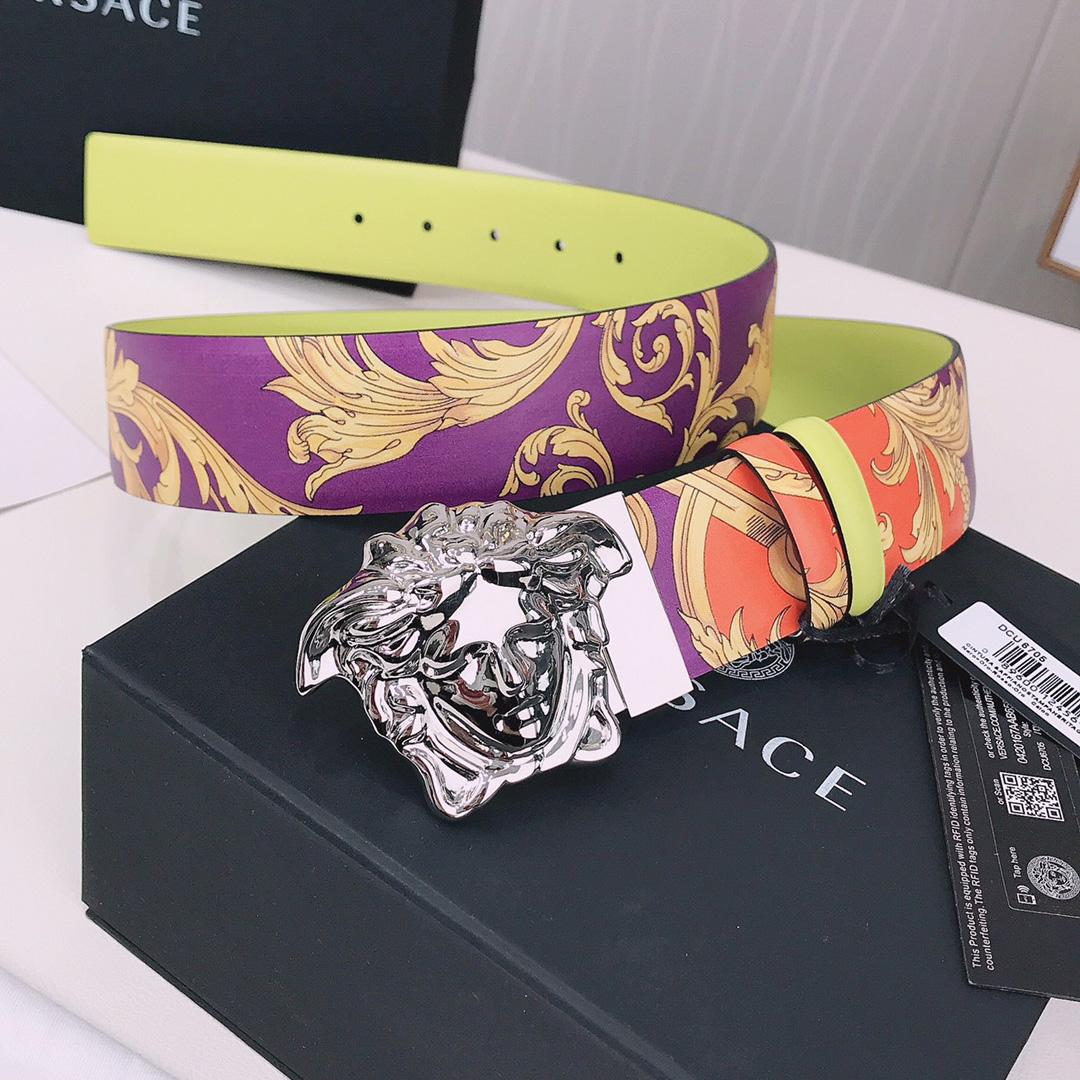 Versace La Medusa Le Pop Classique Reversible Belt   40mm - DopestKickz