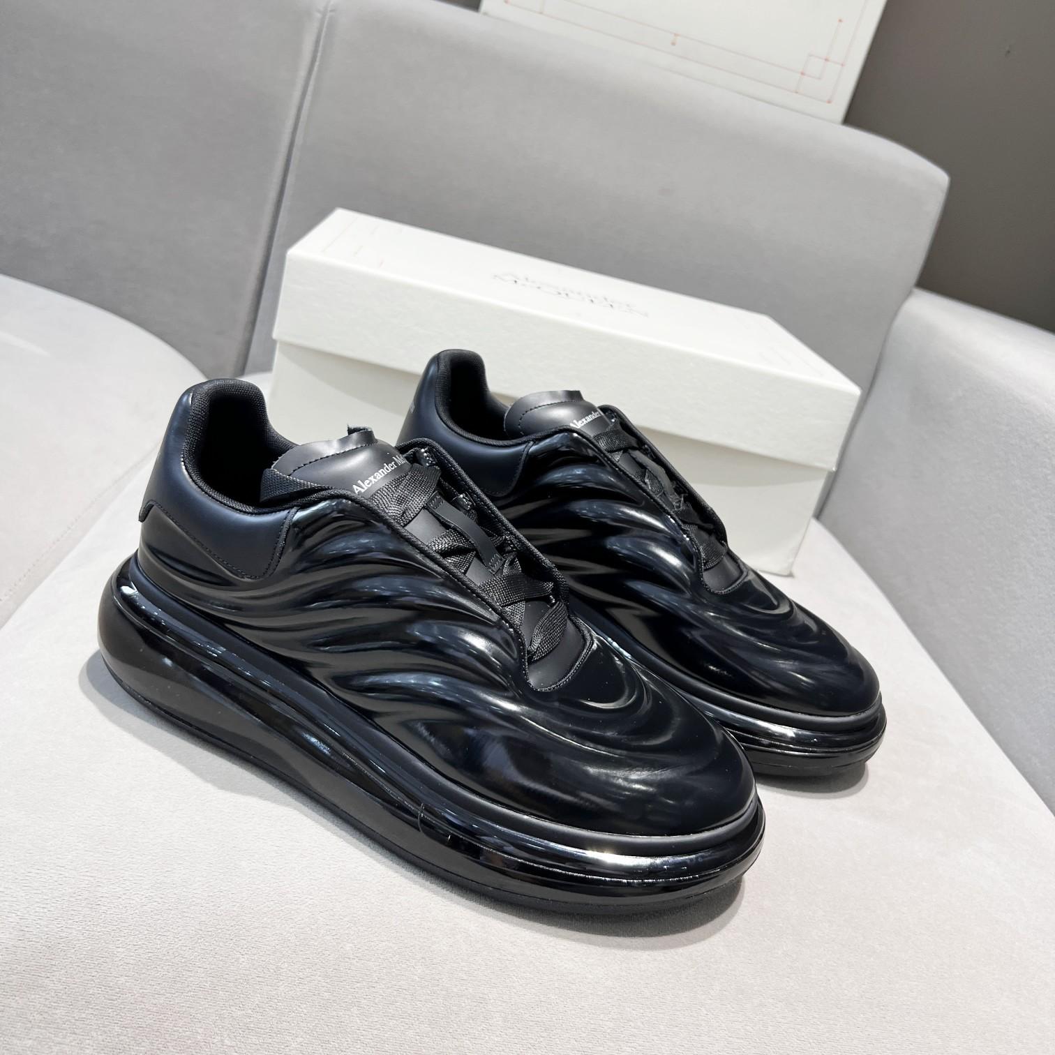 Alexander Mqueen Oversized Sneaker In Black - DopestKickz