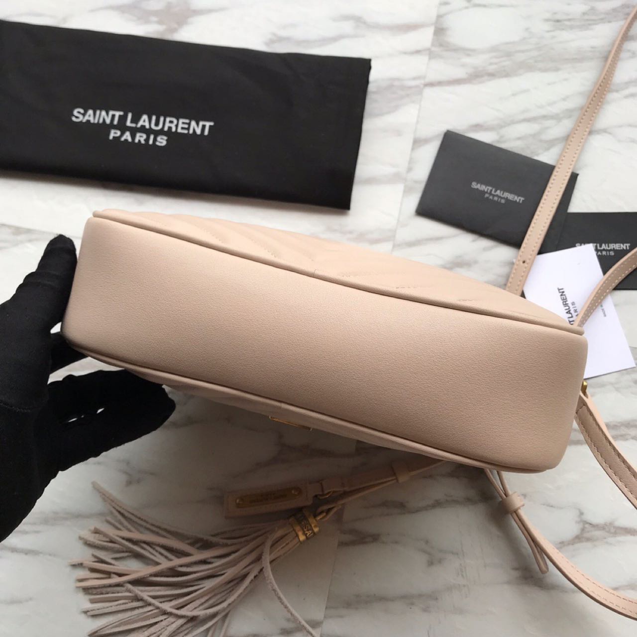 Saint Laurent Lou Camera Bag In Quilted Leather(23-16-6 cm) - DopestKickz