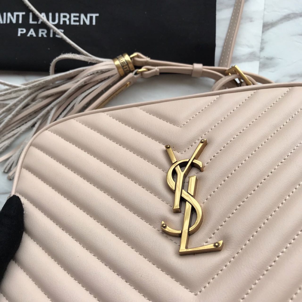 Saint Laurent Lou Camera Bag In Quilted Leather(23-16-6 cm) - DopestKickz
