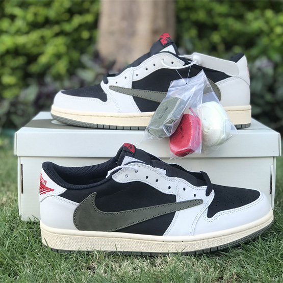 Travis Scott x Air Jordan 1 Low WMNS Sneaker   DZ4137-106 - DopestKickz