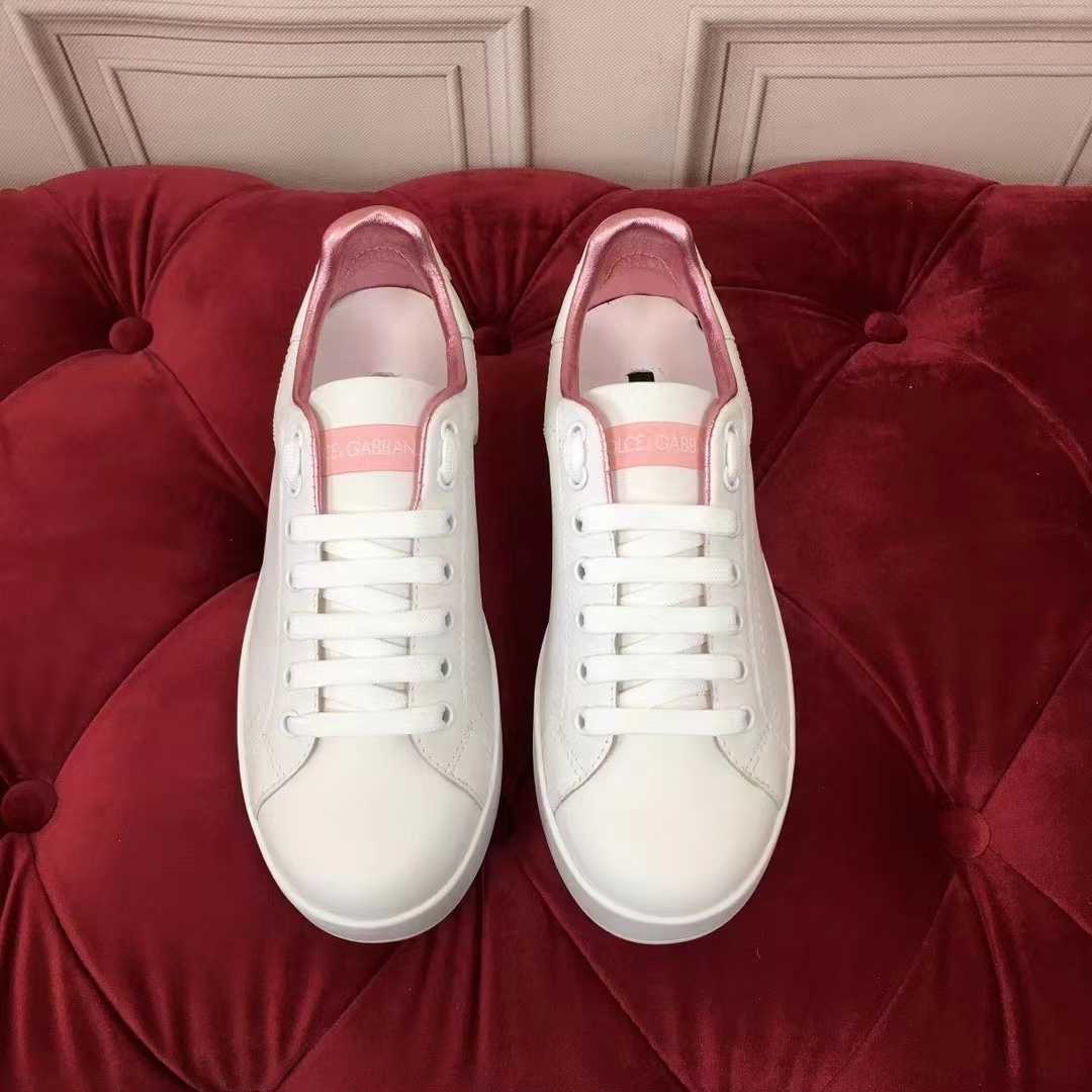 Dolce & Gabbana Calfskin Nappa Portofino Sneakers - DopestKickz