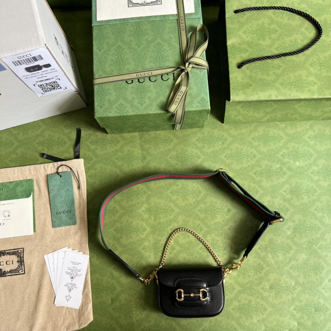 Gucci Horsebit 1955 Strap Wallet(12-9-4cm) - DopestKickz
