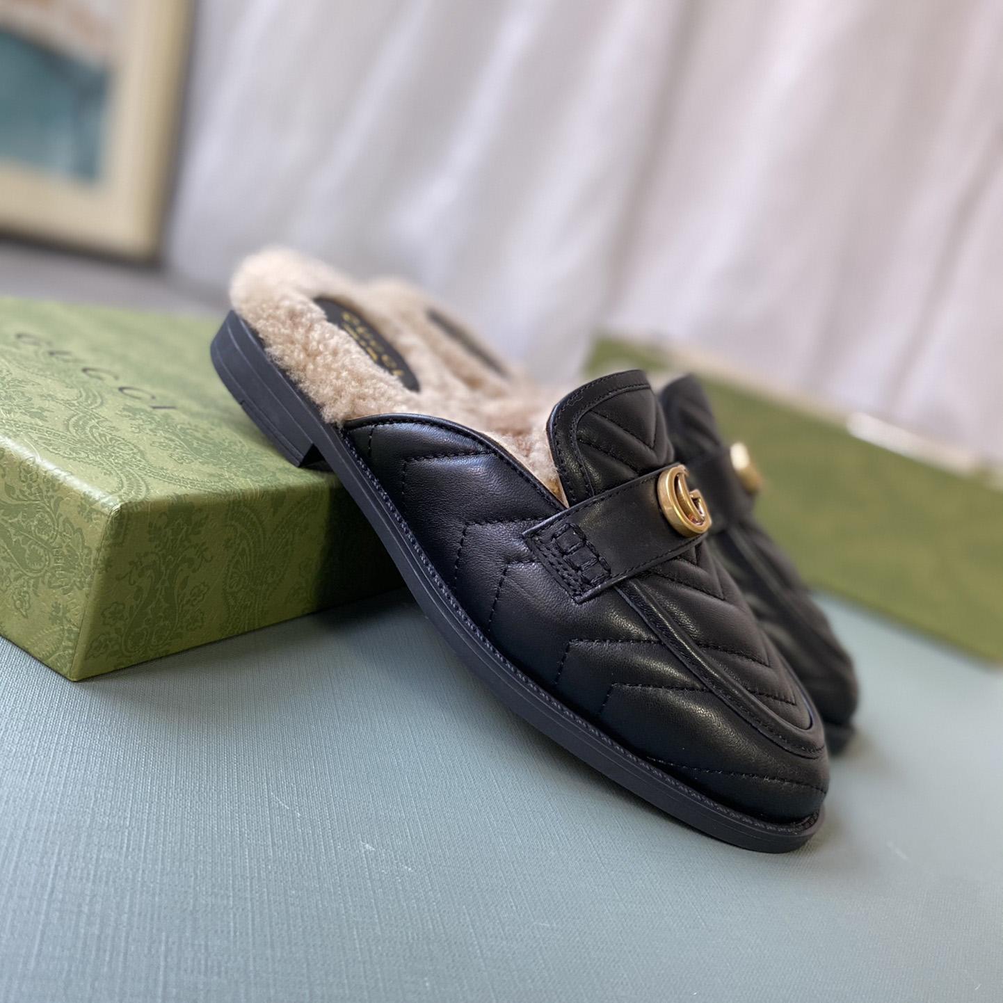 Gucci Women's Double G Slippers - DopestKickz