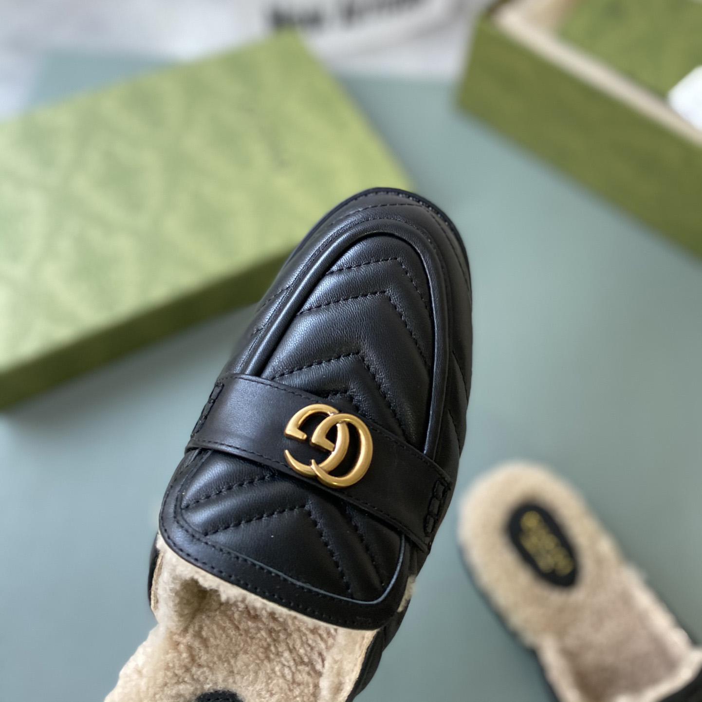 Gucci Women's Double G Slippers - DopestKickz