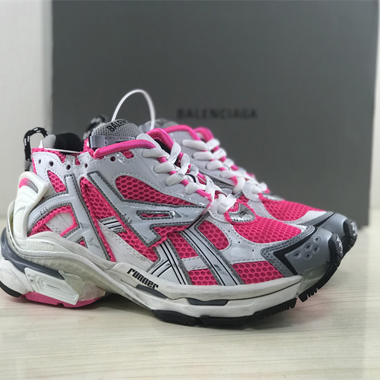 Balenciaga Women's Runner Sneaker In White - DopestKickz