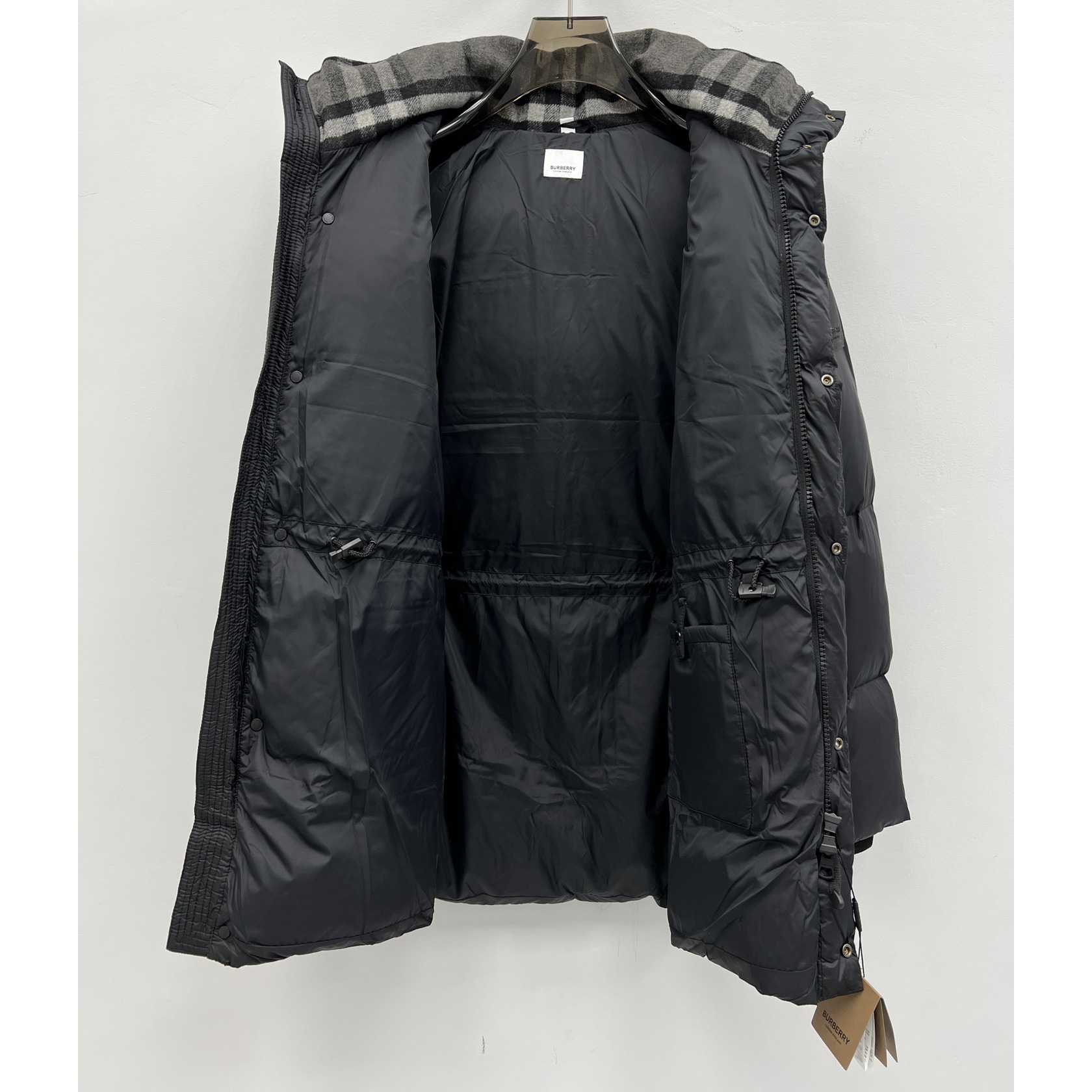 Burberry Logo Appliqué Nylon Puffer Coat - DopestKickz