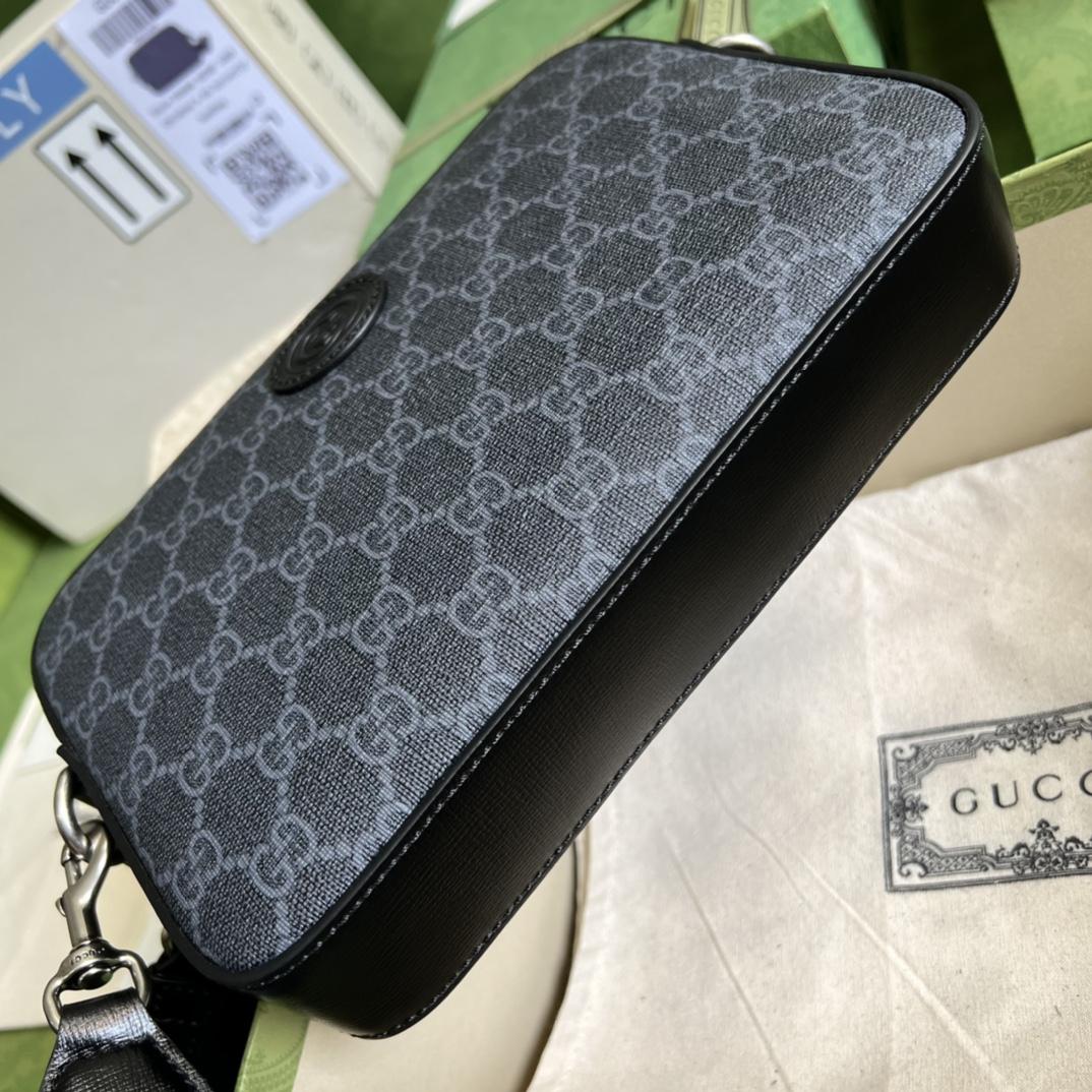 Gucci Shoulder Bag With Interlocking G(24.5-16-4.5cm) - DopestKickz
