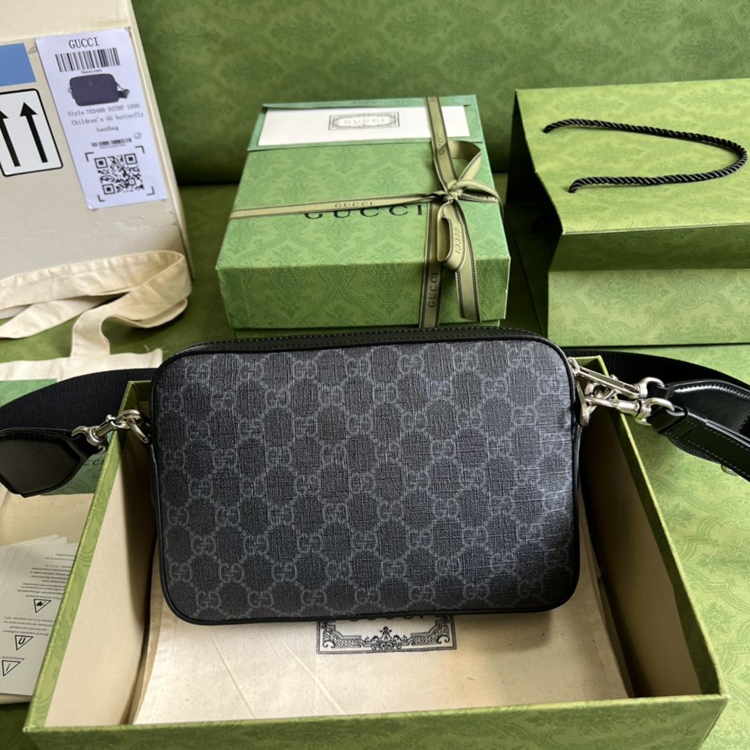 Gucci Shoulder Bag With Interlocking G(24.5-16-4.5cm) - DopestKickz