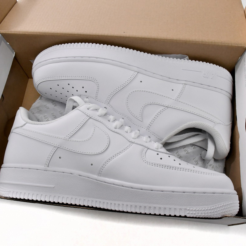 Nike Air Force 1 '07 Low White Sneaker   315122-111  - DopestKickz