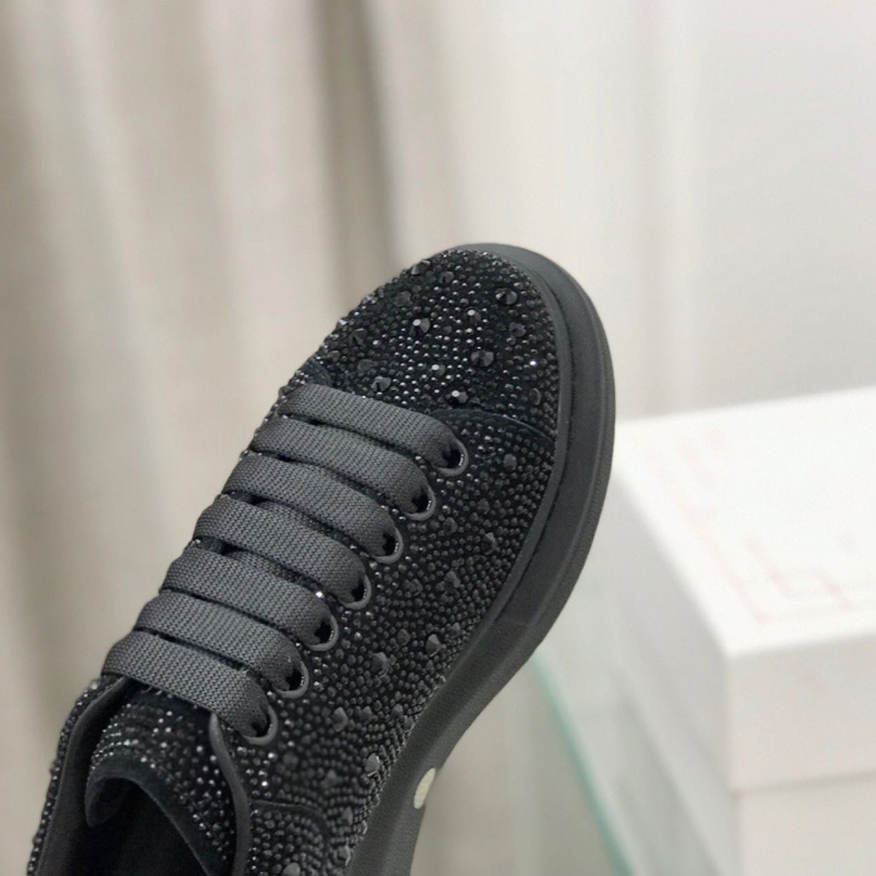 Alexander Mqueen Glitter Oversized Sneakers - DopestKickz