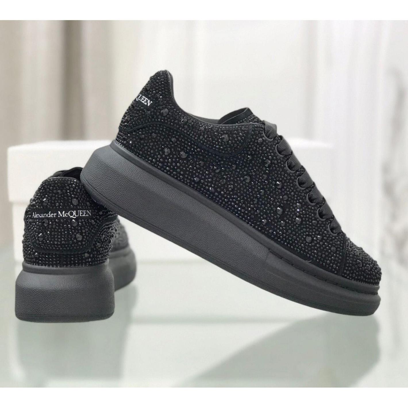 Alexander Mqueen Glitter Oversized Sneakers - DopestKickz