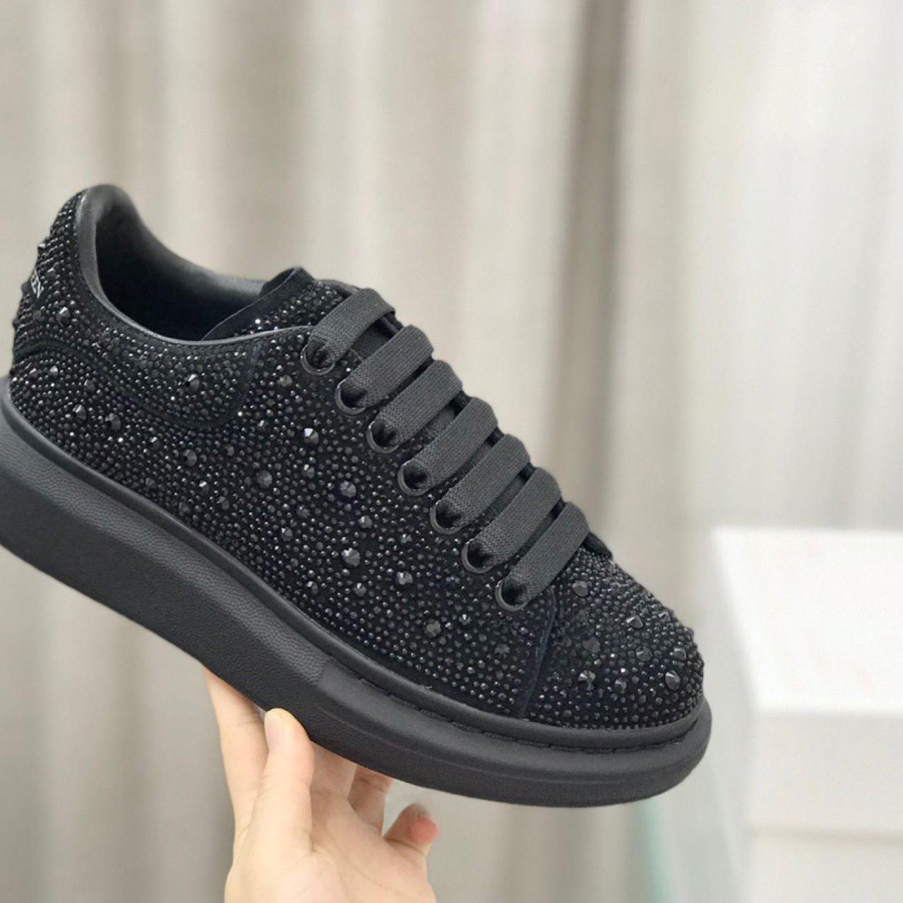 Alexander Mqueen Glitter Oversized Sneakers - DopestKickz