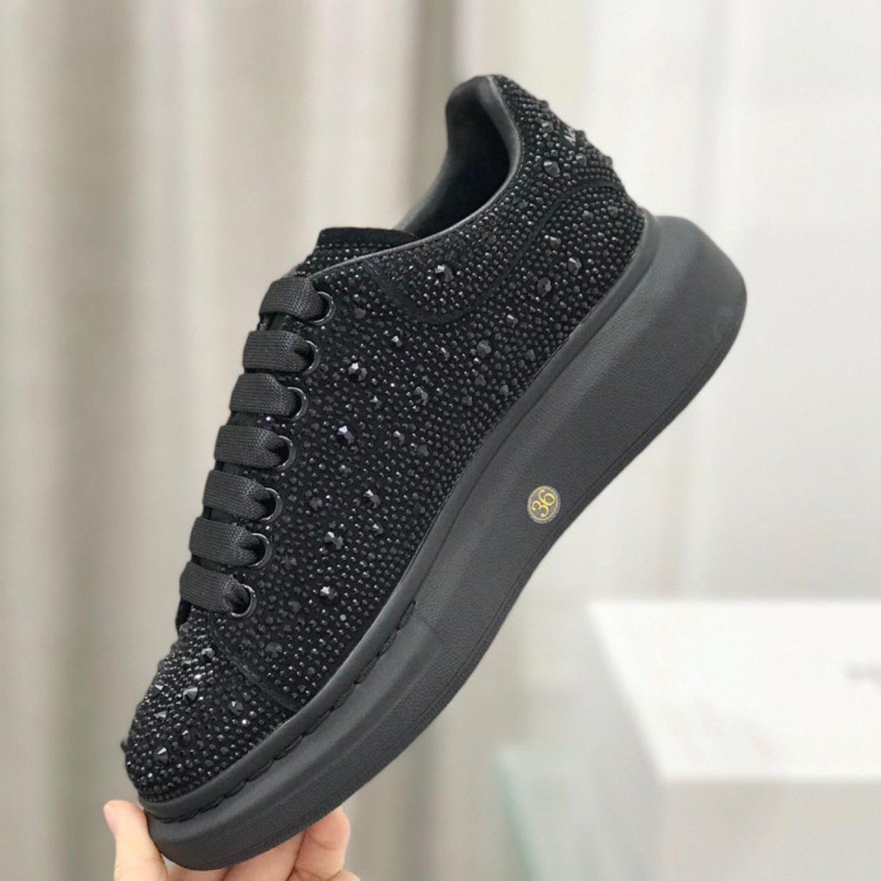 Alexander Mqueen Glitter Oversized Sneakers - DopestKickz