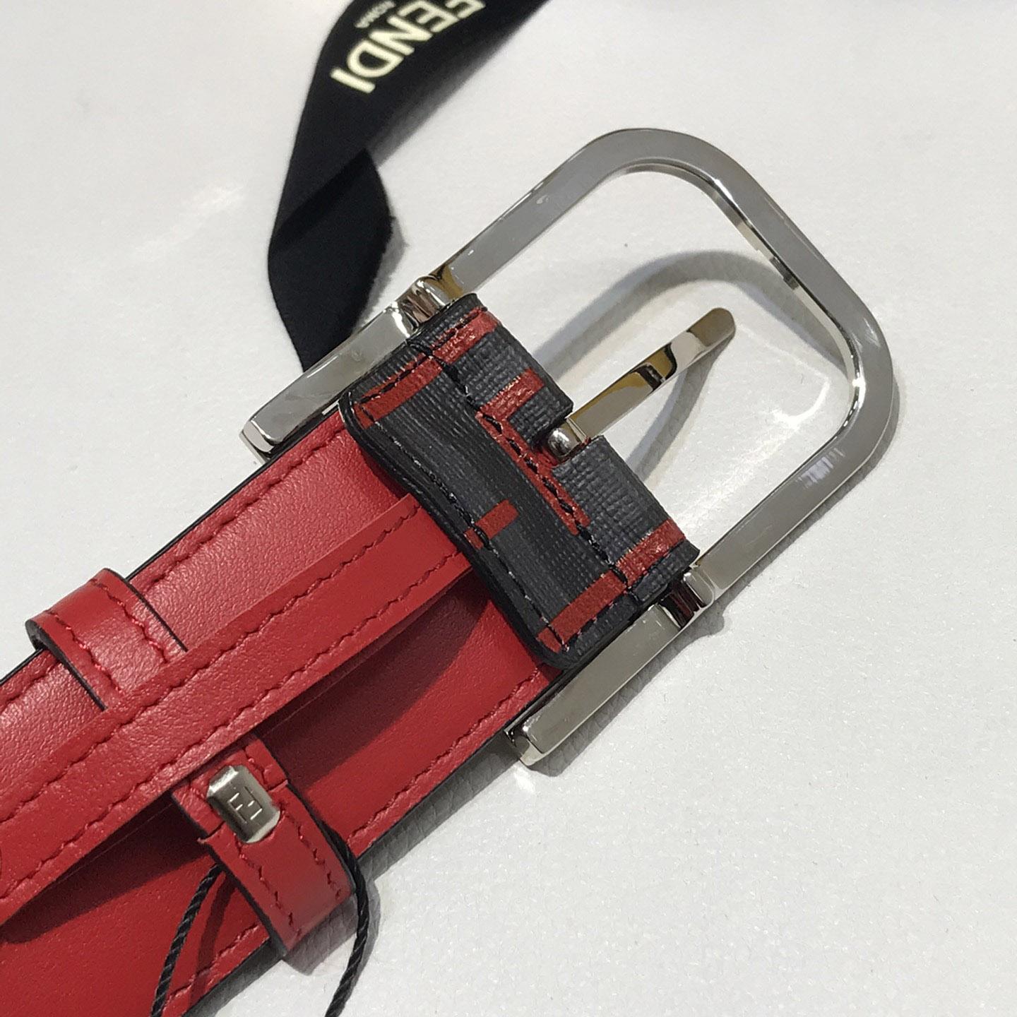 Fendi Reversible Leather Belt - DopestKickz