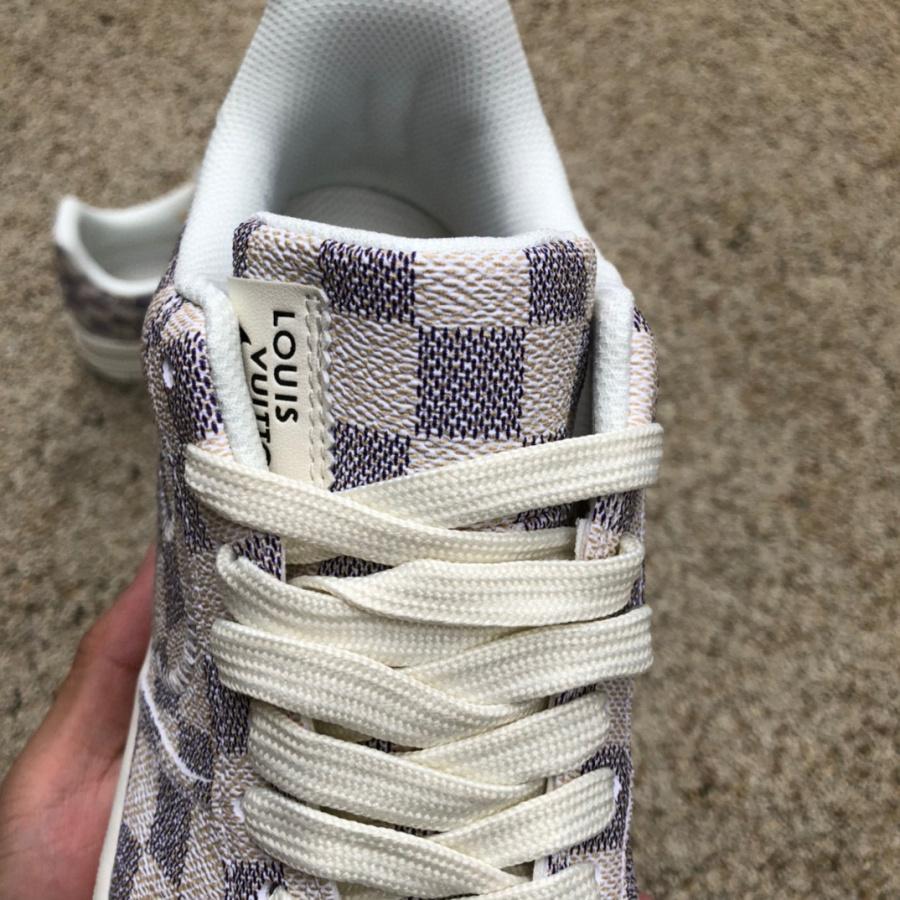 Louis Vuitton LV x Nike Air Force 1 x off-White Sneaker       LV DJ46 - DopestKickz