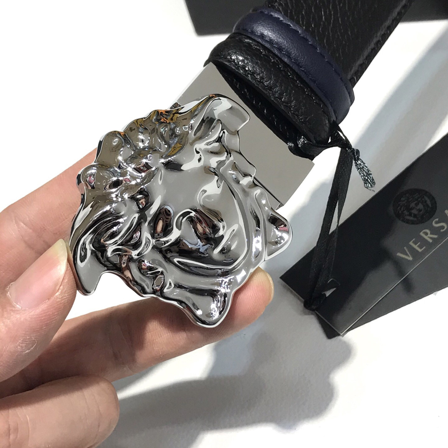 Versace Reversible Leather Belt  - DopestKickz