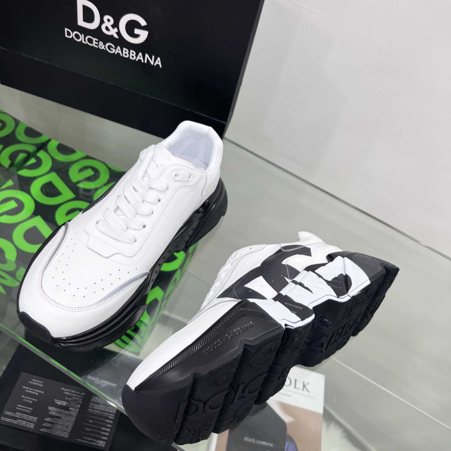 Dolce & Gabbana Calfskin Daymaster Sneakers - DopestKickz