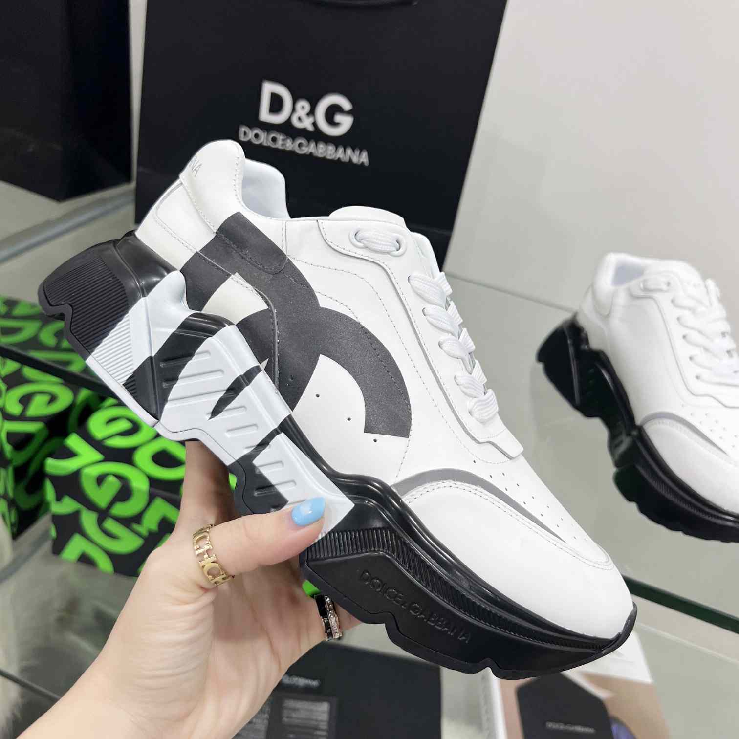 Dolce & Gabbana Calfskin Daymaster Sneakers - DopestKickz