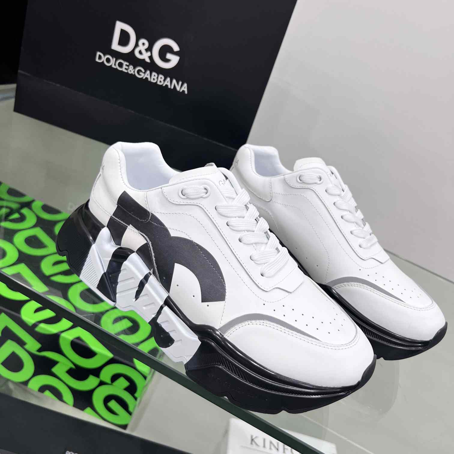 Dolce & Gabbana Calfskin Daymaster Sneakers - DopestKickz