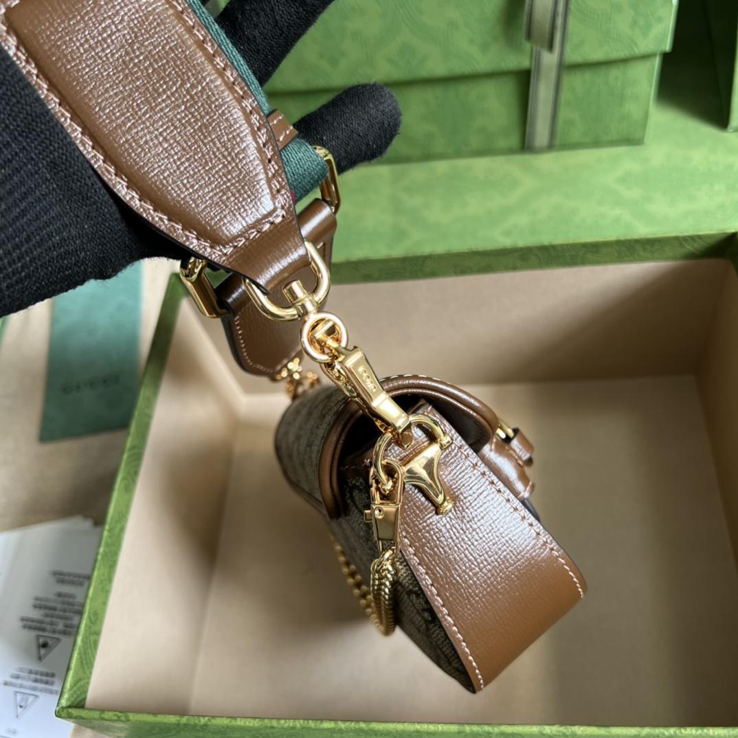 Gucci Horsebit 1955 Strap Wallet(12-9-4cm) - DopestKickz