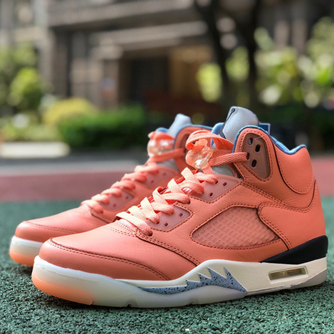 DJ Khaled x Nike Air Jordan Retro 5"We The Best/Crimson Bliss" Sneaker    DV4982-641 - DopestKickz
