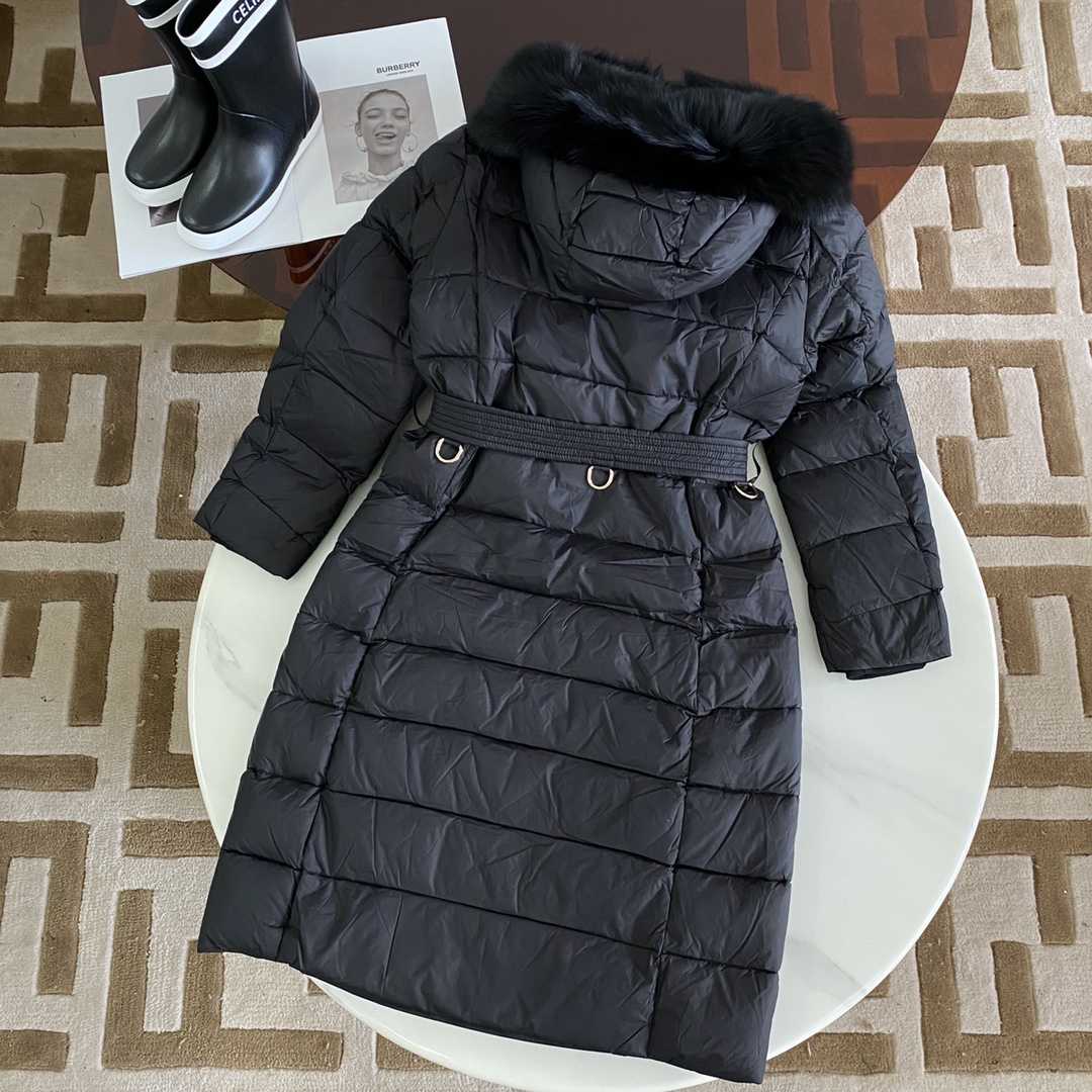 Burberry Hood Nylon Long Down Jacket - DopestKickz