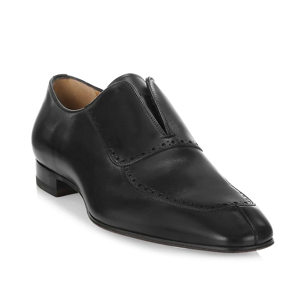 Christian Louboutin Lafitte Leather Loafers - DopestKickz