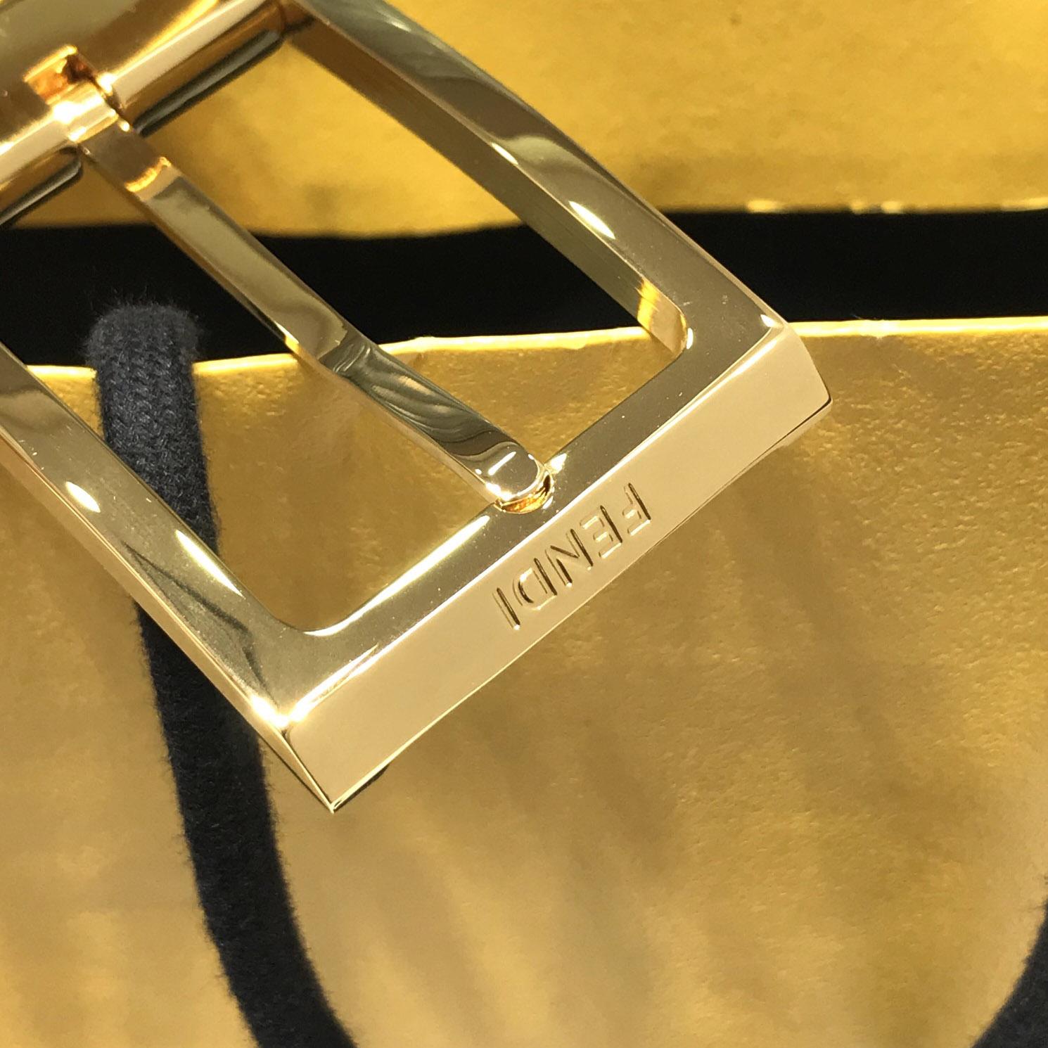 Fendi Leather Belt - DopestKickz