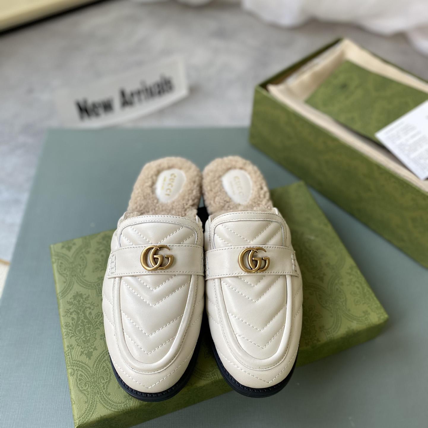 Gucci Women's Double G Slippers - DopestKickz