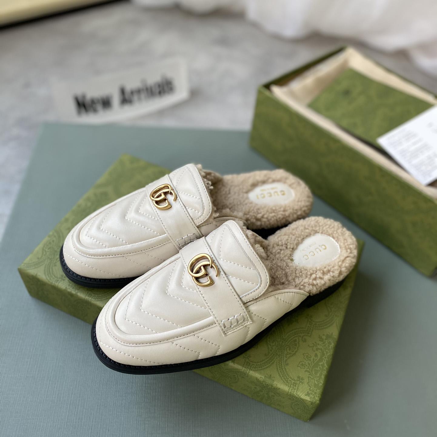 Gucci Women's Double G Slippers - DopestKickz