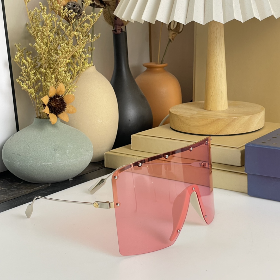 Gucci Mask-Shaped Sunglasses     GG1244 - DopestKickz