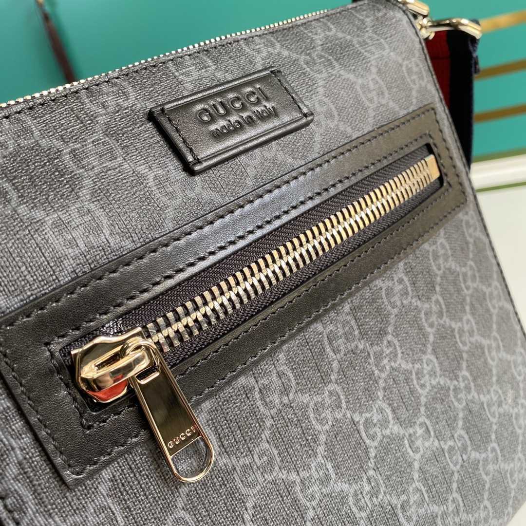 Gucci GG Black Small Messenger Bag(21-23-4cm) - DopestKickz