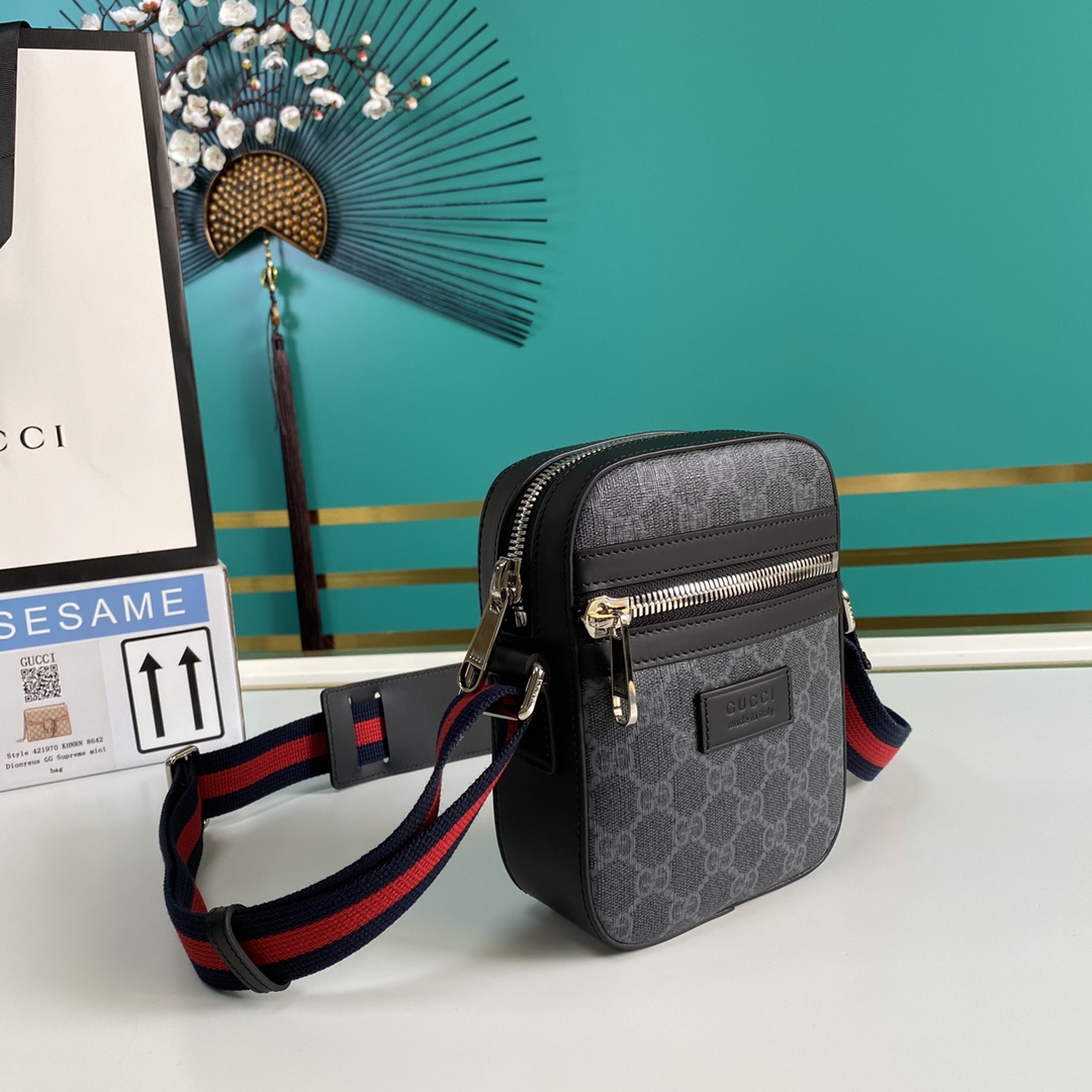 Gucci GG Messenger Bag(14.5-18-6cm) - DopestKickz