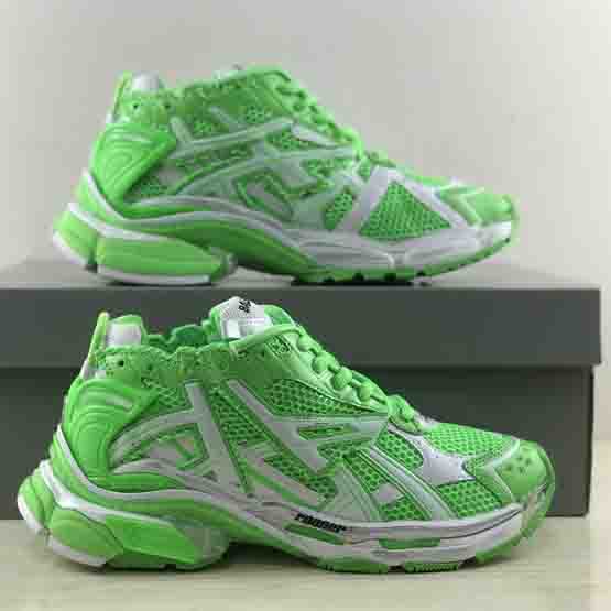 Balenciaga Runner Sneaker In FLuo Green  - DopestKickz