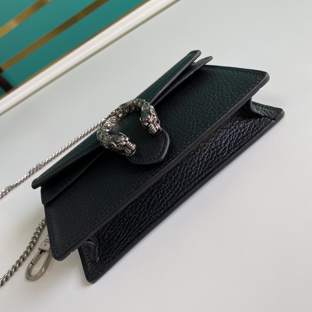 Gucci Dionysus Leather Super Mini Bag(16.5-10-4.5cm)    - DopestKickz