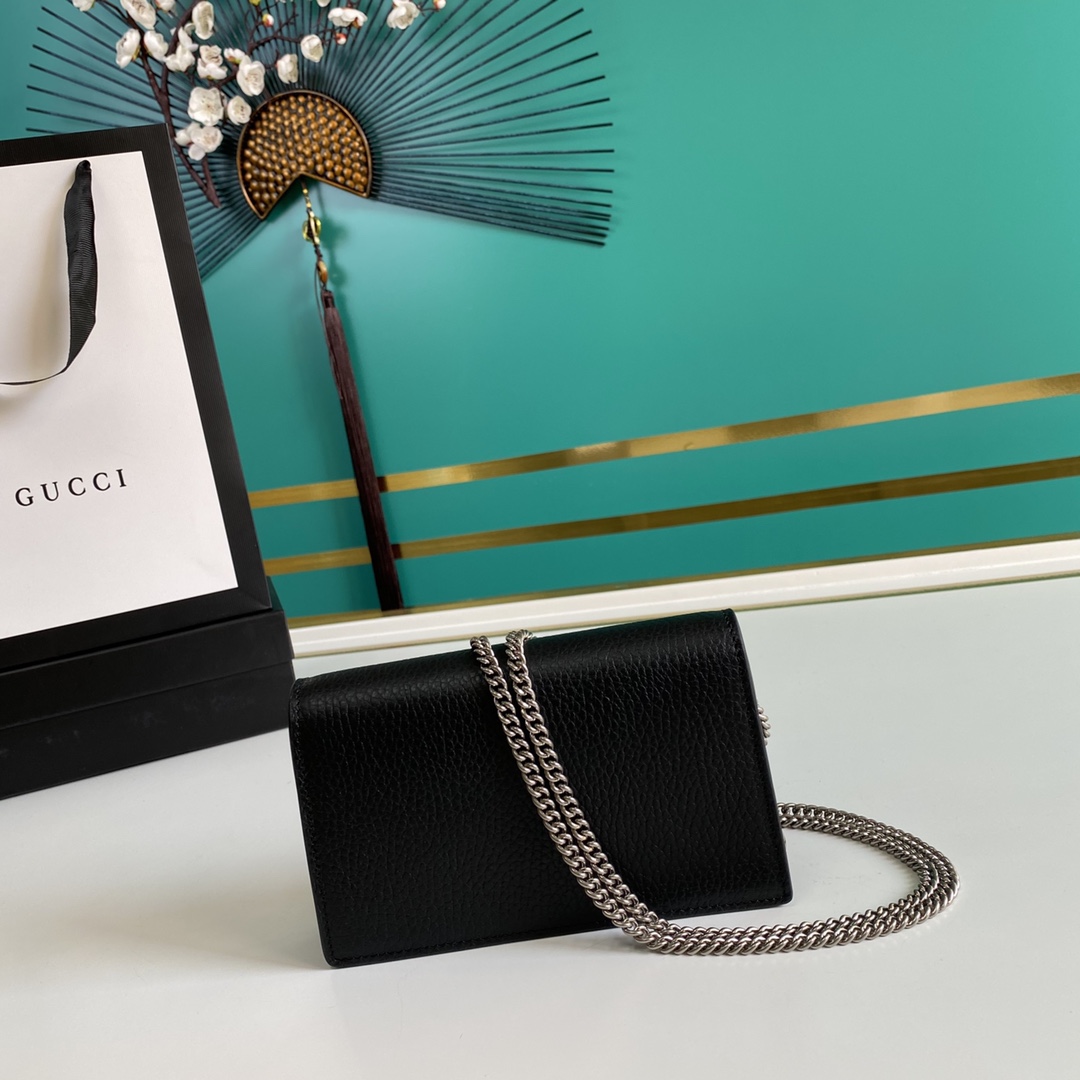 Gucci Dionysus Leather Super Mini Bag(16.5-10-4.5cm)    - DopestKickz