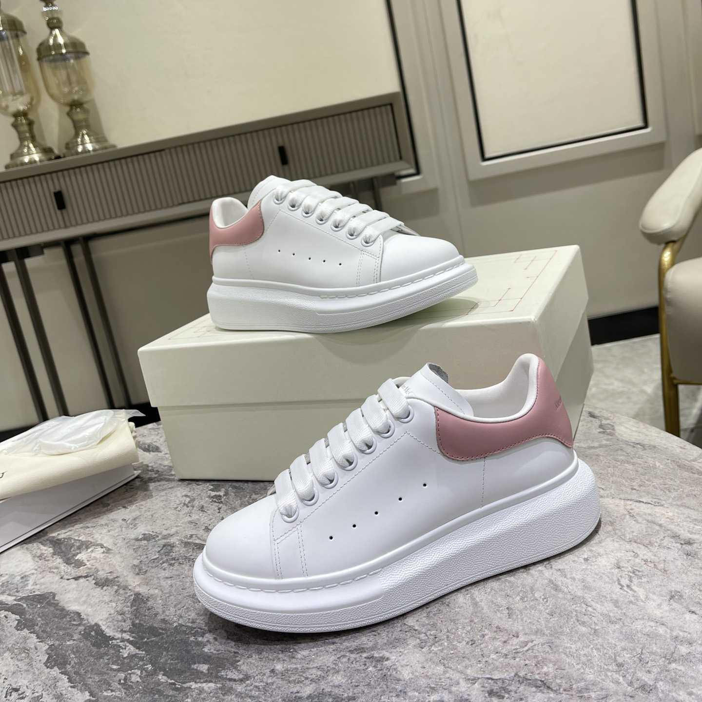Alexander Mqueen Oversized Sneaker In Patchouli - DopestKickz