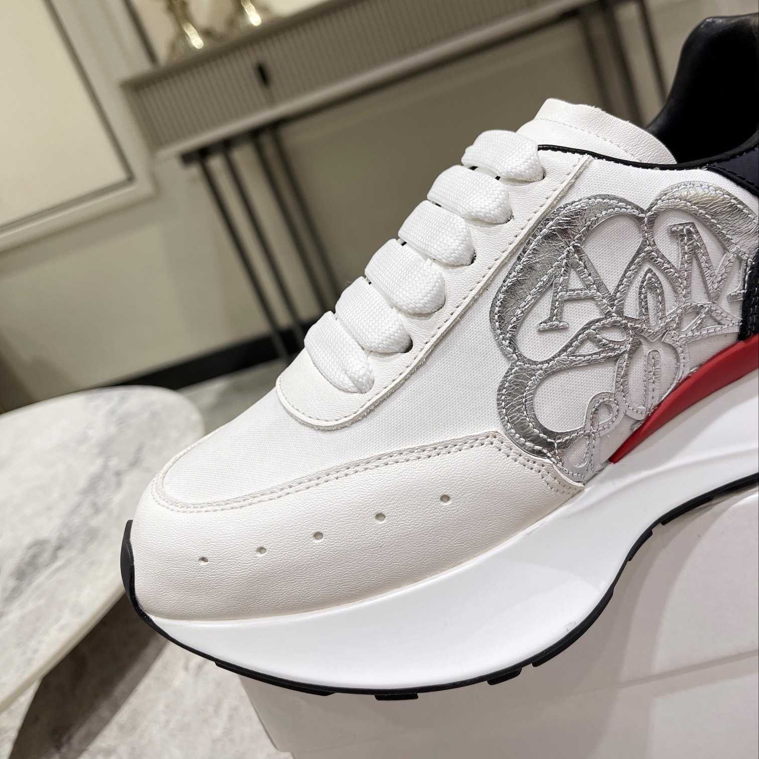 Alexander Mqueen Sprint Runner Lace-Up Sneaker - DopestKickz